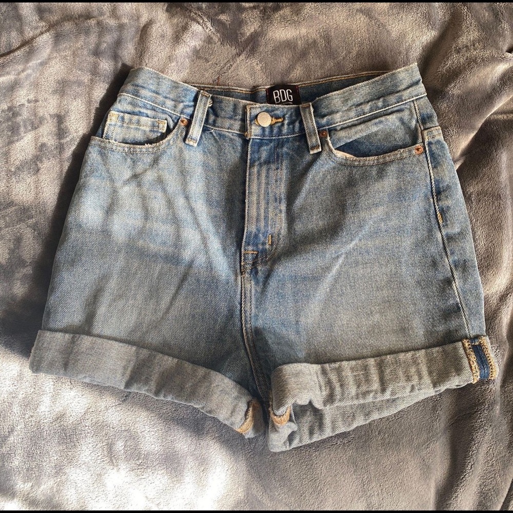 high waisted mom shorts